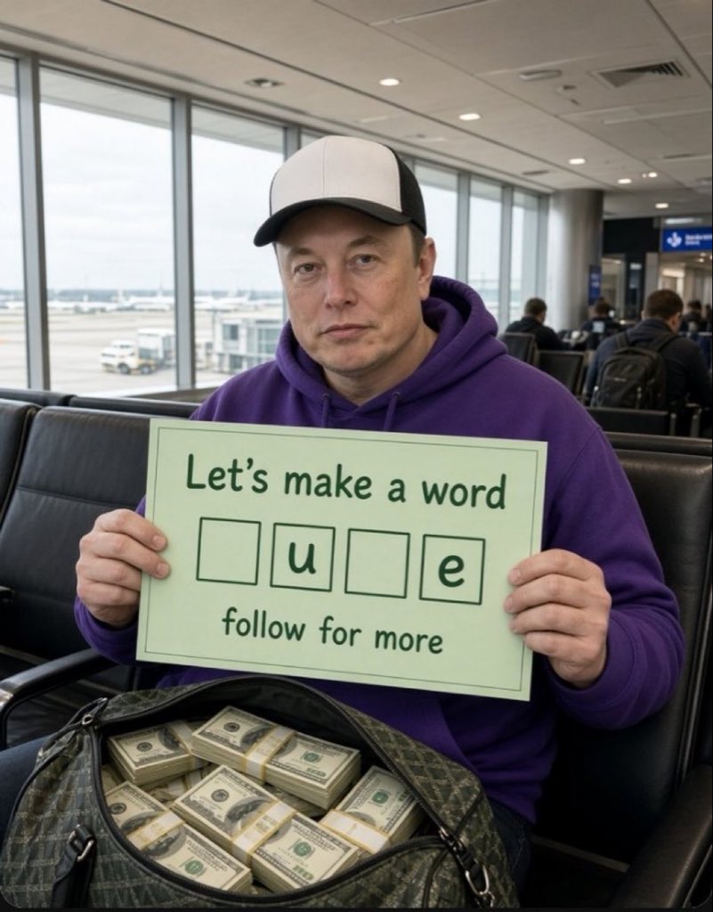 lidahashemi1's tweet photo. Word Challenge! _ U _ E — Can you complete the word? 🔥

    Win $4,100 — Go! 🚀 https://t.co/wg8HPGjJtX