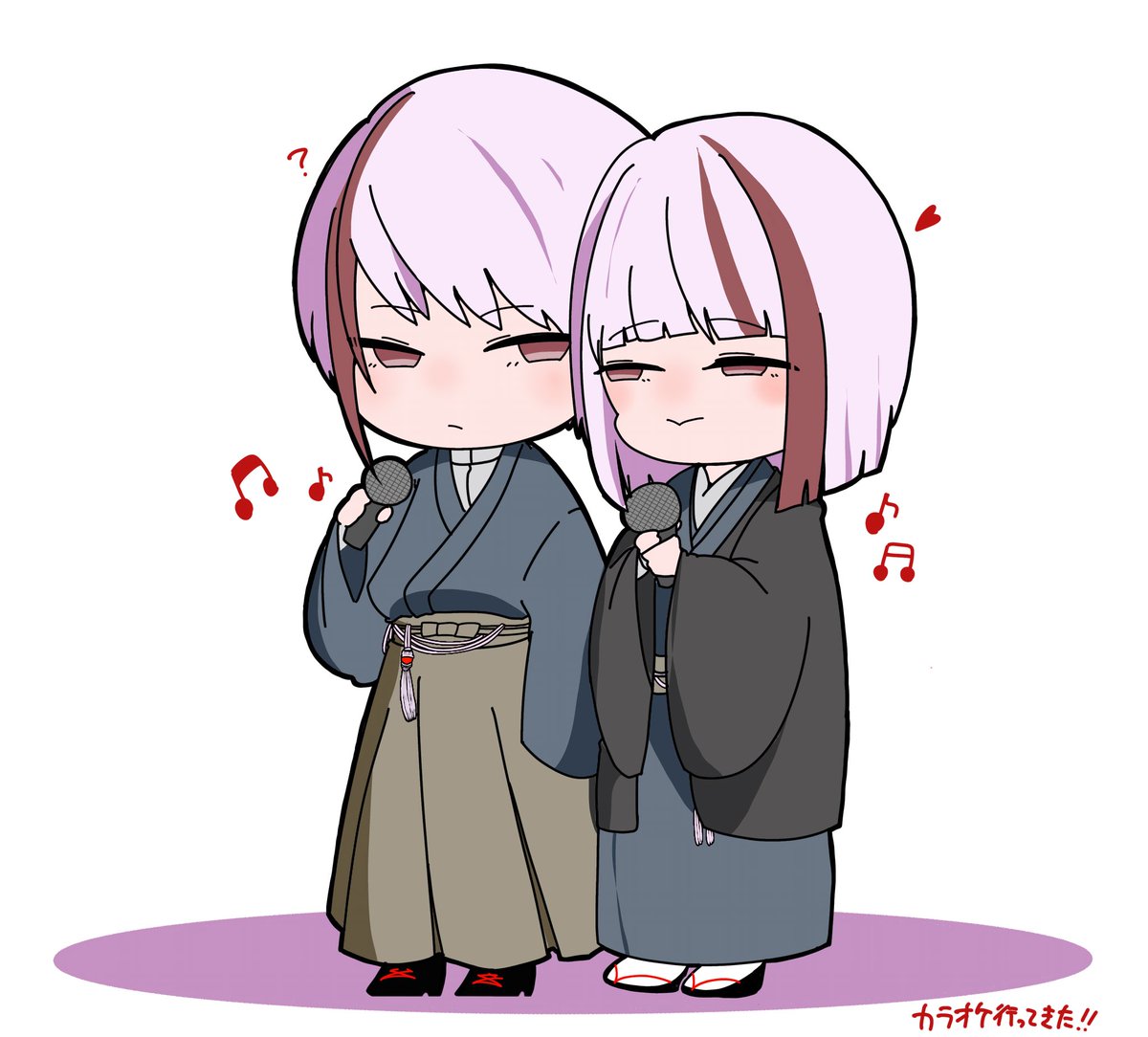 basupisu_mek's tweet photo. 昨日カラオケ中に書いてた子
合離自陣揃ってたから描いた★ https://t.co/ptqRgf3gjO