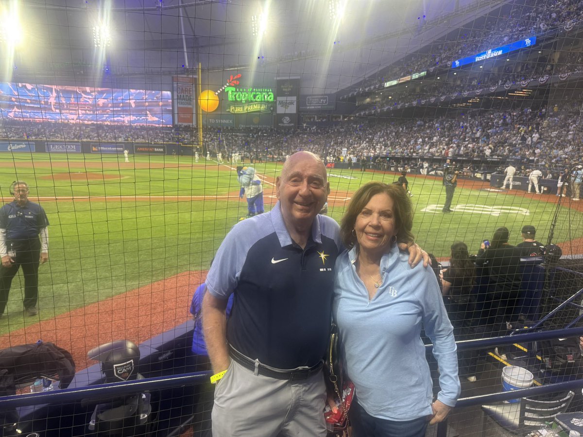DickieV's tweet photo. The @RaysBaseball are heading to the World Series as the best in the AMERICAN LEAGUE - now will face @Brewers  for the championship. https://t.co/Z0s4inDNWb