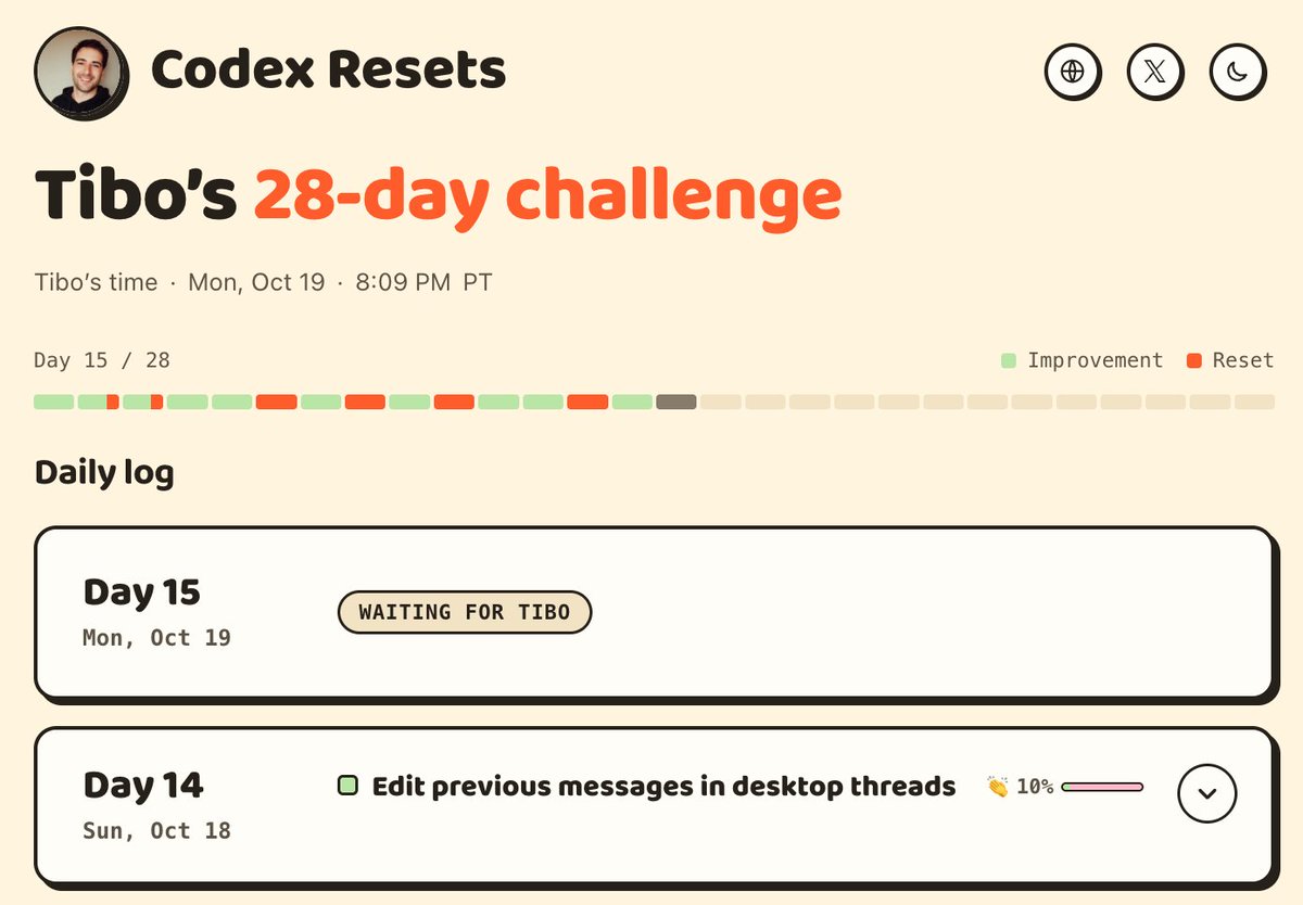 codex_resets's tweet photo. Tibo, that doesn't count, we're still waiting for you. https://t.co/TSPhCHKqaM