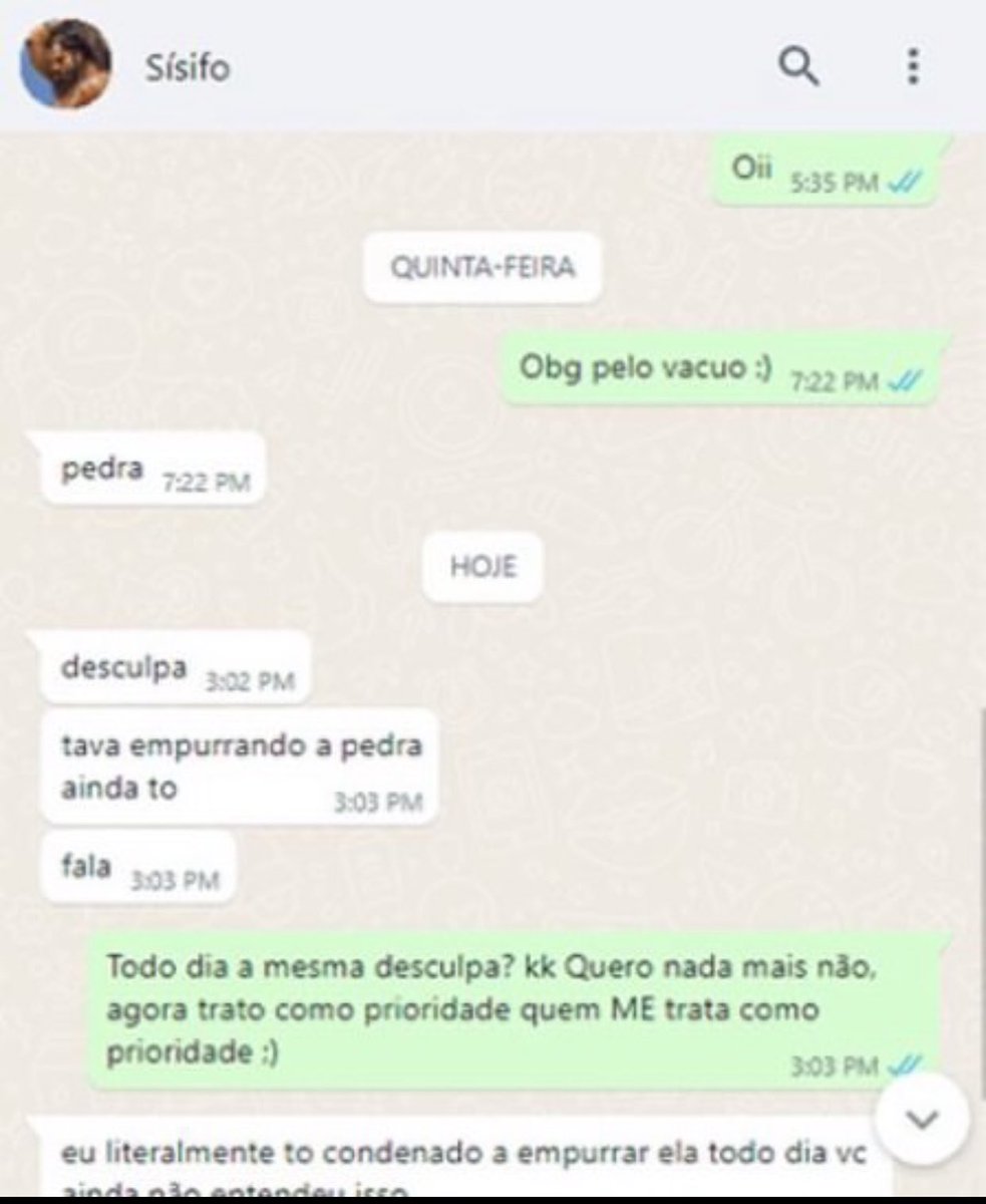 luccasporraa's tweet photo. Exata sensação de se envolver com alguém que fica te cobrando resposta  enquanto a rotina de trabalho te esmaga https://t.co/R3YvRcILxU