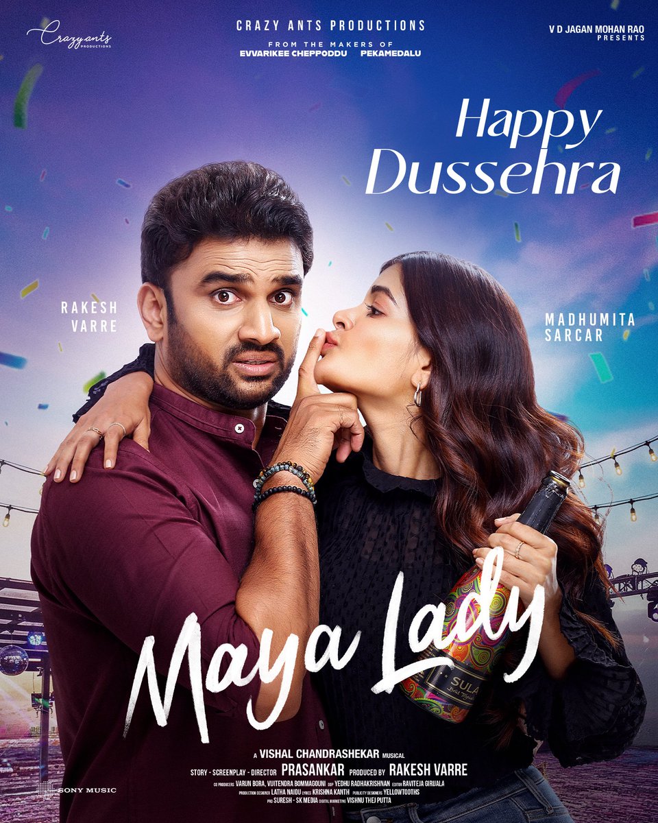 rakesh_varre's tweet photo. Team #MayaLady wishes everyone a Happy #Dusshera ❤️✨

#HappyDussehra https://t.co/ASonv3DJco