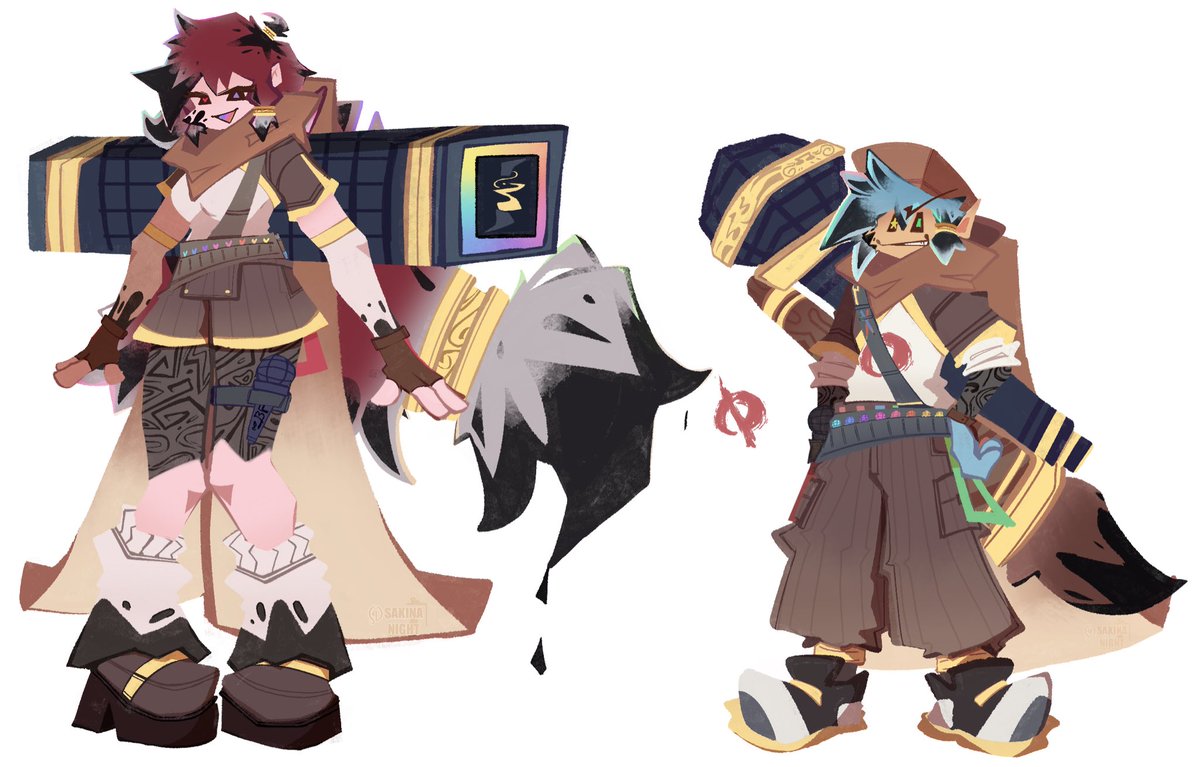 SakinaNight's tweet photo. Why one guardian? When you can have two guardians! https://t.co/f2rVJrdLMO