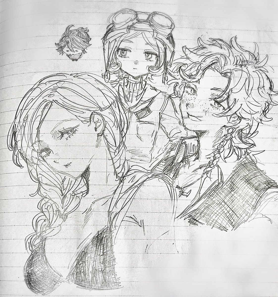qlo3olp4's tweet photo. ルカトレオタク産まれの落書き https://t.co/g6ohlInoQU