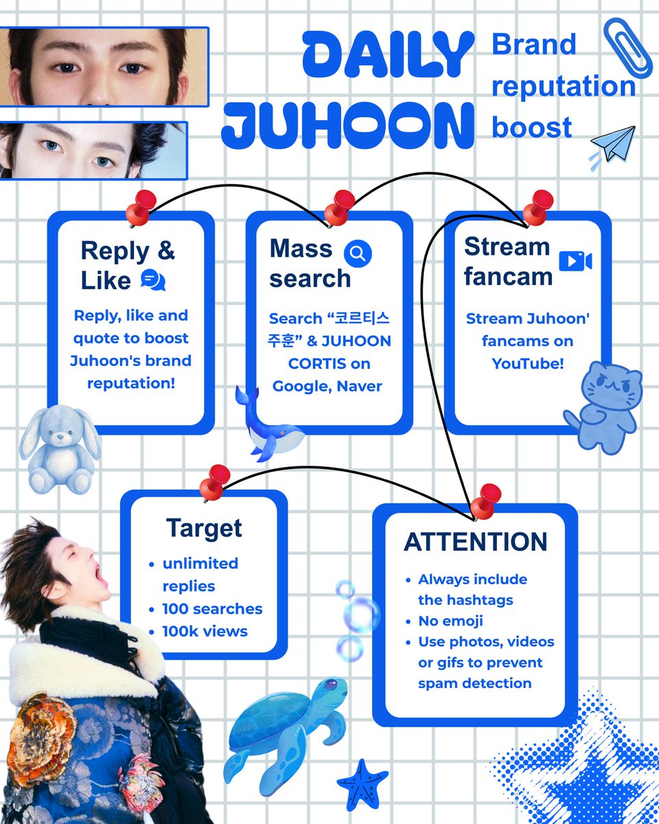 JUHOONGLOBAL's tweet photo. 261020| DAILY BRANDING BOOST FOR JUHOON

🐢 unlimited replies; 150 likes

🔎 Search “JUHOON” & “JUHOON CORTIS” 🔗 Google: https://t.co/pVb33QIDcJ

🔎 Search “코르티스 주훈” 🔗 Naver: https://t.co/G077O9XyDb

🔎 Search “JUHOON FANCAM” and start streaming now!
🔗 (185/200k) https://t.co/heFfr79Dbu 🔗 (97/100k) https://t.co/NqBOY0B15R

1. Always include the tagset

JUHOON DESERVES EQUAL RIGHTS

#EqualRightsForJUHOON
#JUHOONDeservesFairness
 2. Like, repost, and engage with the posts. 3. Do not use emojis.

Share your photos, videos, GIFs, and proof below ⬇️

#JUHOON #주훈 #ジュフン #金主訓 #CORTIS #코르티스