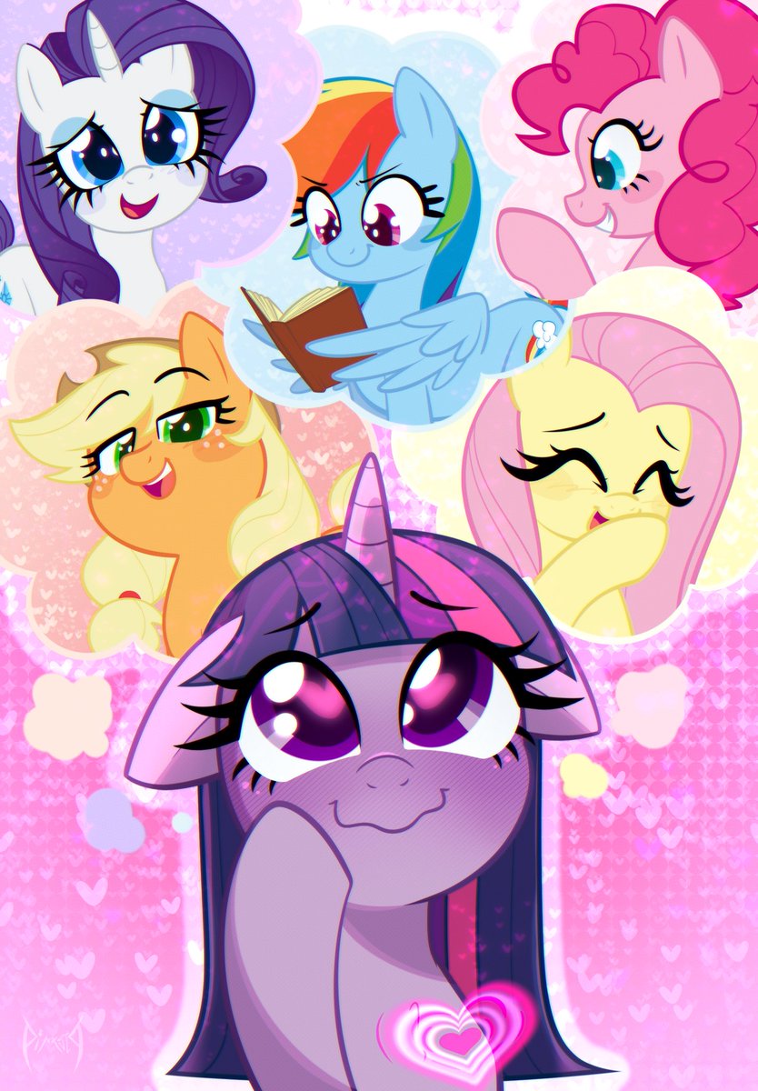 PINXSEA's tweet photo. Girls, Girls, Girls!
💖 The princess of friendship is might be experiencing a new kind of magic now... the magic of poly lesbianism
#mlp #TwilightSparkle 
❤️🧡💛💚💙💜 https://t.co/IFQgpVT6Mj