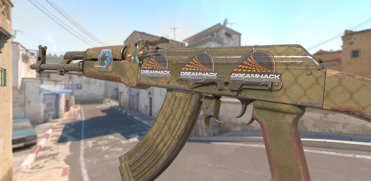 JabGG_'s tweet photo. My thoughts on the CS market.....👇🧵

I don't care so here are cool AK Safari Meshes I have 🫡
• Souv MLG 2016 Gold/Foil/Holo/Paper (MW)
• Souv DH 2013 Shooter (Foil) on wood (WW)
• Souv DH 2013 *Exhibition Match* Shooter Close on wood (FT)
• Harp of War (Holo) on wood (FT)