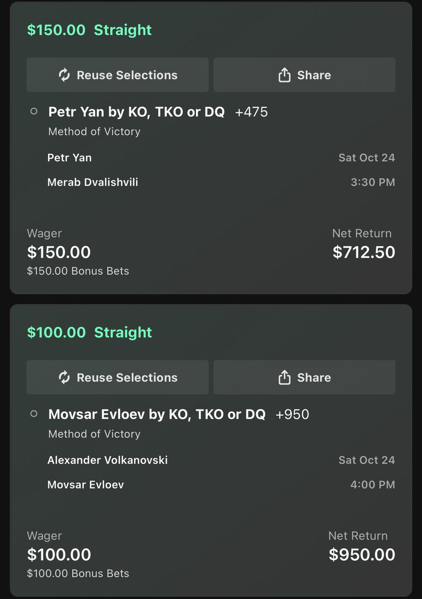 Jrbetzz's tweet photo. Props for the main and comain. I think both these lines are wide

#ufc #ufcbets #ufc333 https://t.co/G5AhWD3nM2