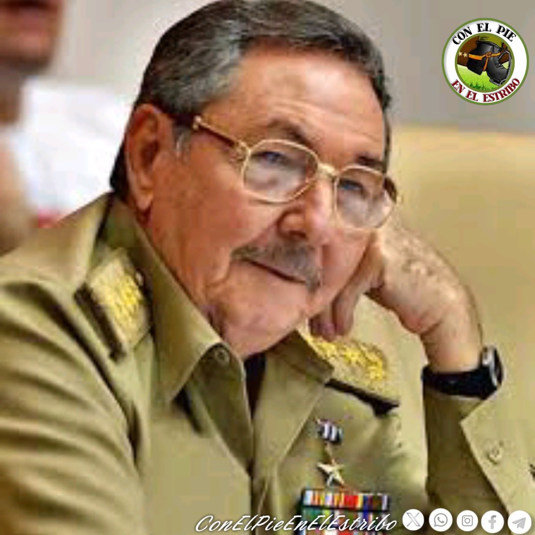 PieEnElEstribo2's tweet photo. "Ante las nuevas maniobras del enemigo, decimos con orgullo" 👇
" Raúl es Cuba y a Cuba se Respeta."

#RaúlEsRaúl 
#CubaEstáFirme 
#ConElPieEnElEstribo https://t.co/7JimFgFSLl