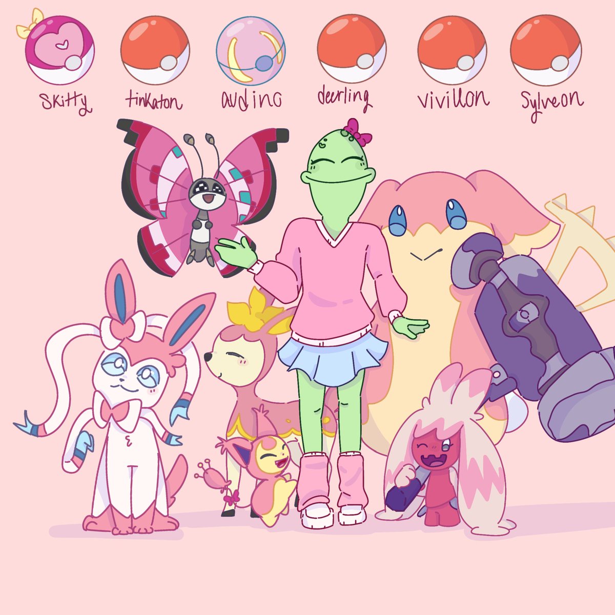jay_the_gayyyyy's tweet photo. jesse and her team <3

hopefully i can do the rest of the family before I burn out, but i had a lot of fun with this one
.
#solaropposites #pokemon https://t.co/8E0ShZziVJ