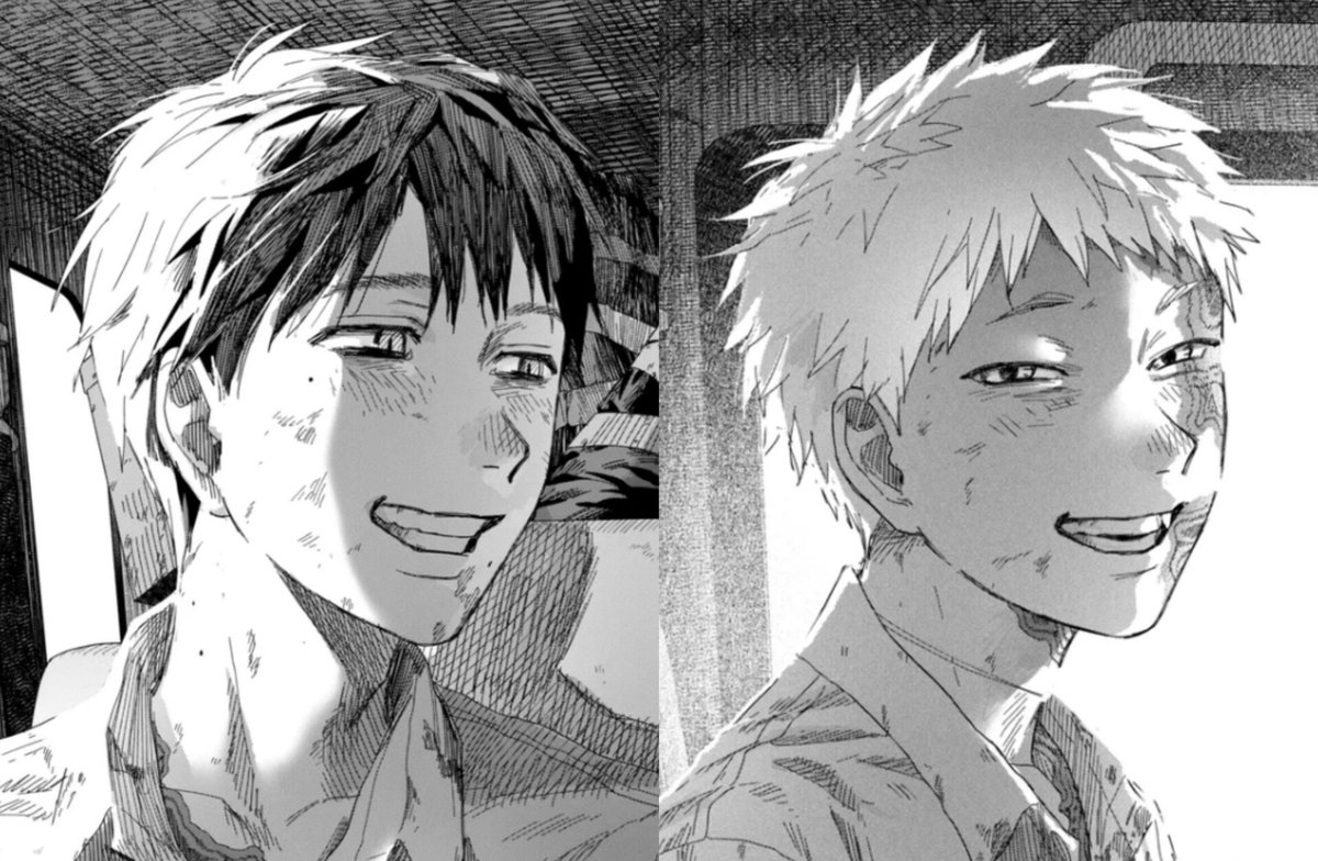 jinmaotp's tweet photo. ‼️TSHD LAST CHAPTER SPOILERS‼️

How it started                    How it ended https://t.co/wbRErCTZy8