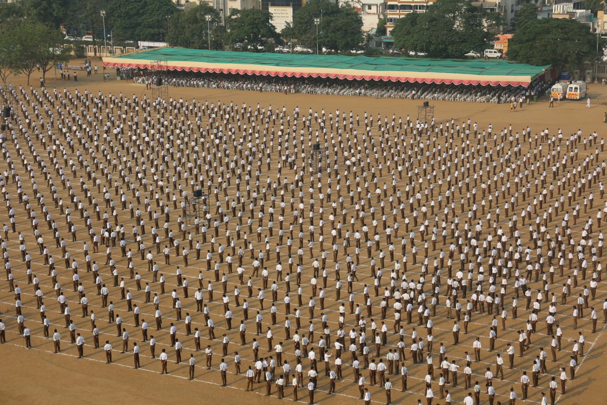 RSSorg's tweet photo. A glimpse of the demonstrations held on the occasion of RSS #Vijayadashami at Nagpur. https://t.co/rQX03zHdbo