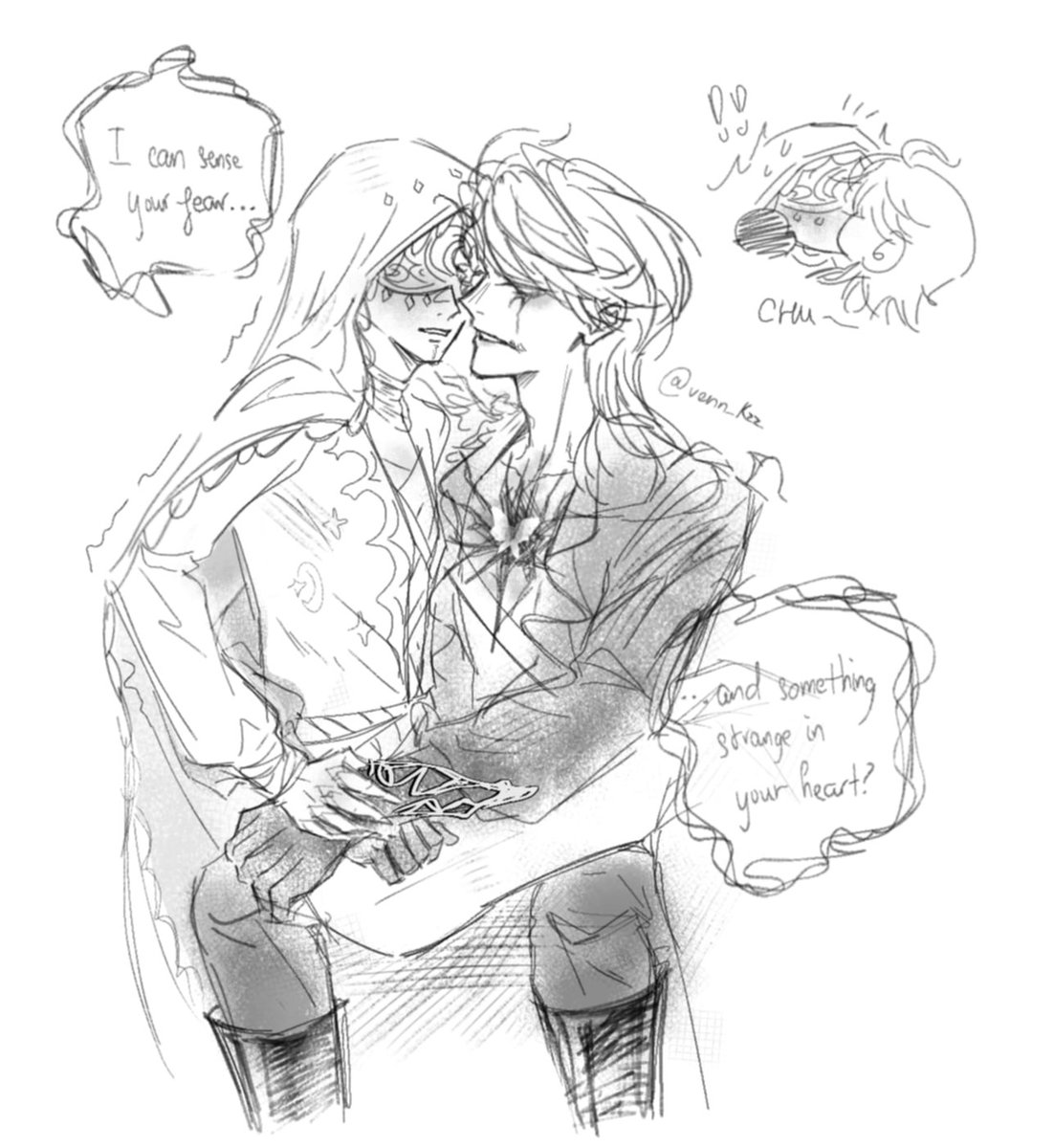 venn_kzz's tweet photo. 👨‍❤️‍💋‍👨 #NaibEli #IdentityV #fanart https://t.co/rF70h2JN8Z