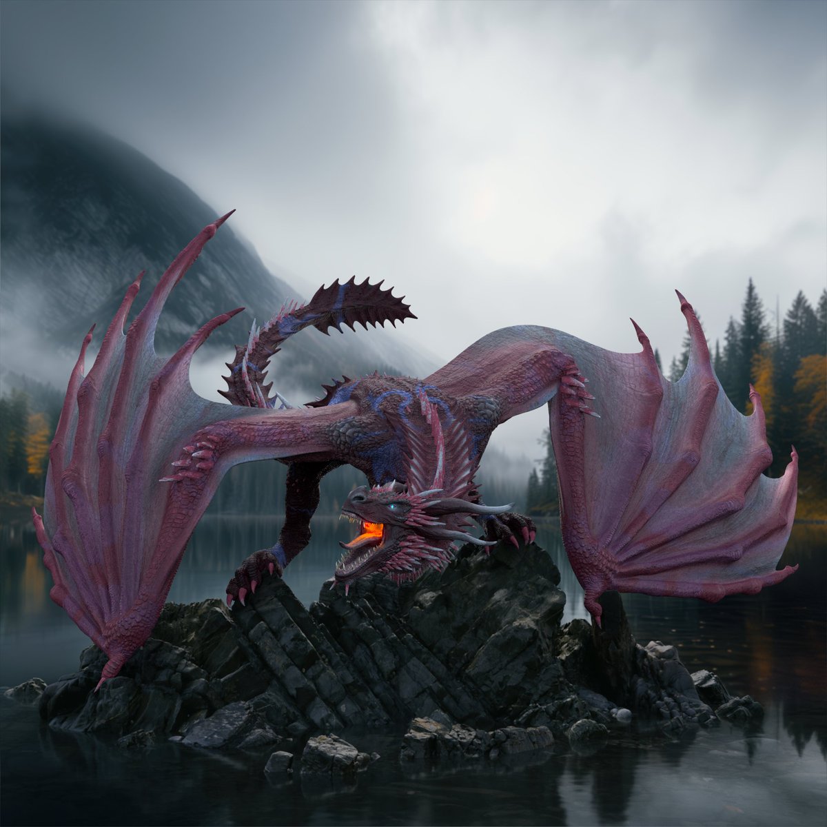 drakariaworld's tweet photo. 🔥🐉 NEW TITAN CLASS HATCH REPORT! 

DRAGON #7537: Foc - Vettä - Zālarys - Ogień IV

From the fire-warmed cradle of the Fourth Age emerges a dragon whose rarity reaches the very summit of Drakaria’s known ranks. Meet a male of the Fire House, bearing Water magic, born in the Fire Season and hatched beneath that same season’s sign. His rarity marks him as a Titan — Legendary, Apex Class. Yet his first impression is not a tale of magic unleashed, but one of extraordinary physical expression and a quiet mystery waiting to unfold.

https://t.co/7nUIMpxX8I