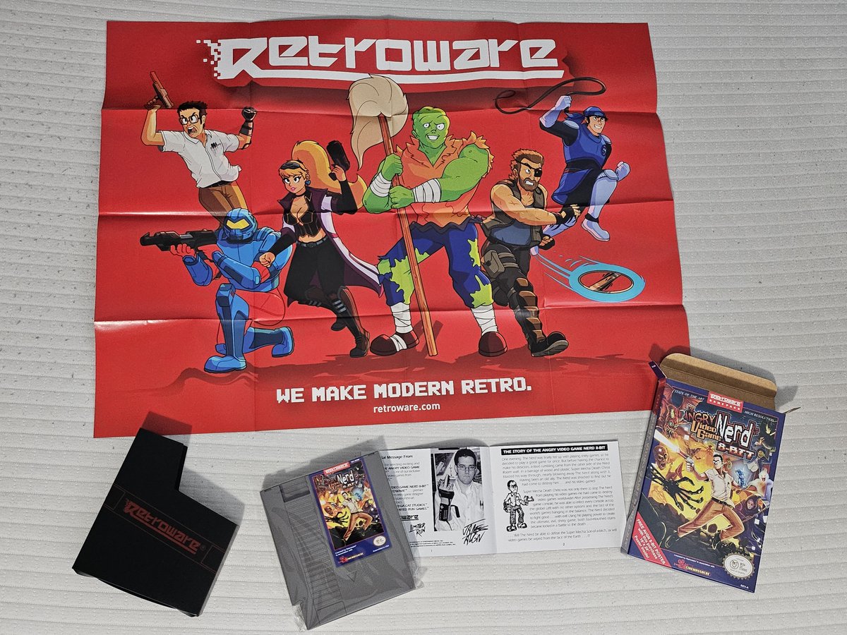 NinSonyFan's tweet photo. This is for sure one of the coolest things if got this year ๐ what a beautiful physical NES format!!
@cinemassacre #AVGN https://t.co/kiWUlXRFyD