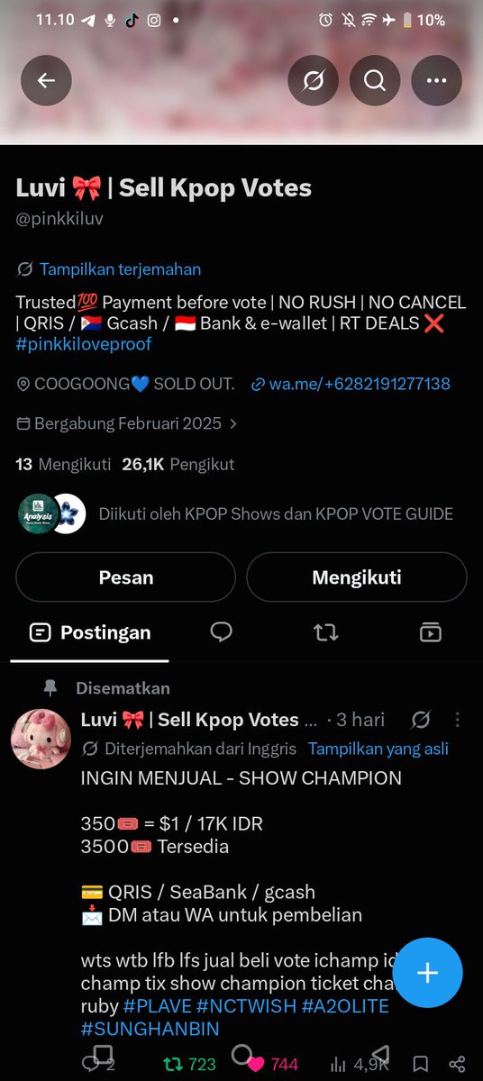 DFarisabro91575's tweet photo. @pinkkiluv For #IVE #MAMAVOTE2026 
#LCK_IS_OUT
#LooksCanKill #룩스캔킬 https://t.co/6T7XyqGgbu