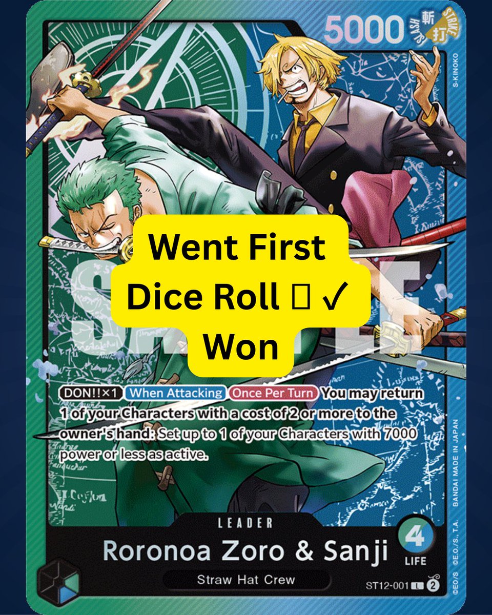 fudzchroni3050's tweet photo. Played B/Y Gecko Moria at locals last night! 3-1 not too bad I think I did well :)

🎲❎ 1⃣- Won        Boa
🎲✅ 1⃣- Won        Sanji &amp; Zoro
🎲✅ 2⃣- Won        Ace
🎲❎ 1⃣- Lost by 1k counter!    Ace &amp; Luffy https://t.co/s2yU2DIyWe