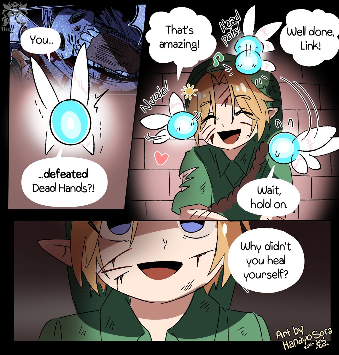 hanayo_sora's tweet photo. Link VS Dead Hands Pt 2/3
Day 19: Tears https://t.co/ml7N3n9TSA