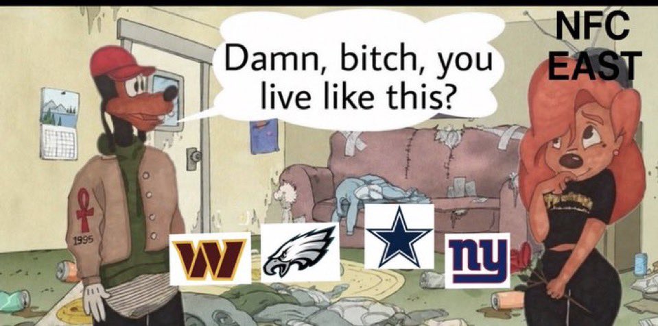 YoungChuy23's tweet photo. The entire NFC east went winless for the second straight week https://t.co/dYJsuQXqe6