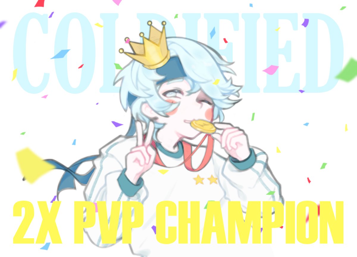 606bpm's tweet photo. bicampeón!!!

#coldifanart #coldified #mcyt https://t.co/5omUOKjTpr