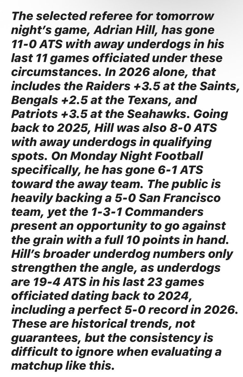 eliteempirepick's tweet photo. 💰CASH THE 2 UNIT PLAY 💰

(2u) COMMANDERS +9 ✅

MAKE THAT 4-0 ON NFL 2 UNIT PLAYS TO START THE SEASON! 

17-5 TO START NFL OVERALL https://t.co/UNgaPaNLbJ