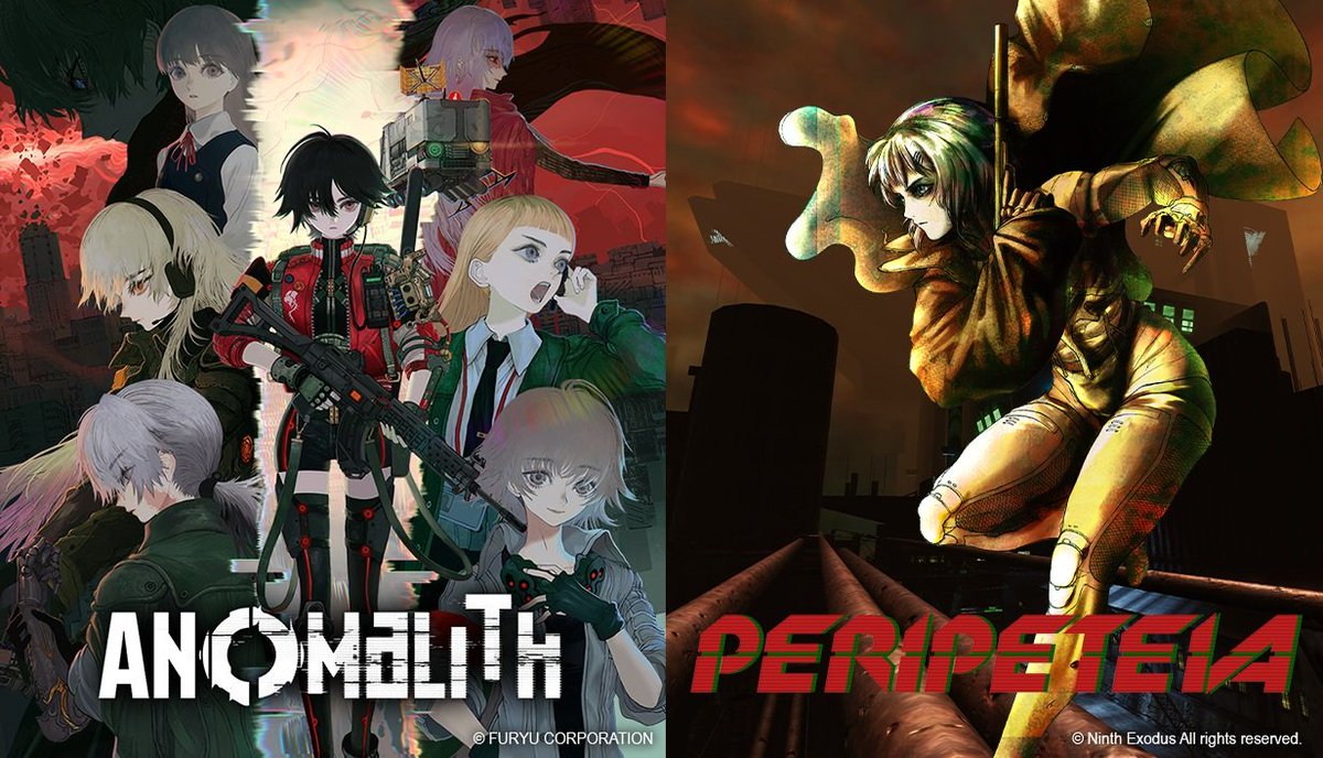 FURYUgames's tweet photo. ◤  ANOMALITH × Peripeteia
　 Collaboration Announced!  ◢

To coincide with the launch of ANOMALITH, a collaboration with Peripeteia, developed by Ninth Exodus, has been announced!
Further details will be revealed at a later date, so please stay tuned!

▼ Check the replies for more details! ▼