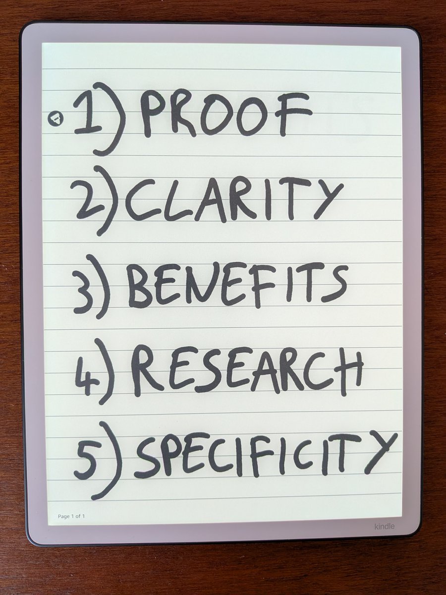 AndrewWriteCopy's tweet photo. If you want to write great copy focus on the Fundamental Five: https://t.co/kuLTuwQAFF