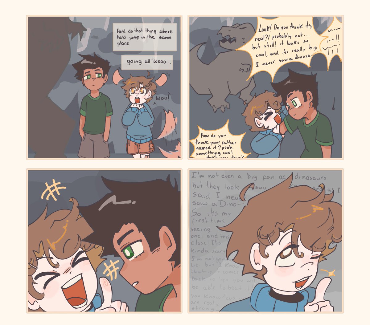 TworangesNony's tweet photo. It's not that deep... IT IS THAT DEEP

#DamianWayne
#peterparker
#Damipeter

(1/2) ⬇️
Absolutely loved the chapter !!! I drew the Dino scene from the chapter 12 tho... 🙂‍↕️ https://t.co/iSikkbjKpK