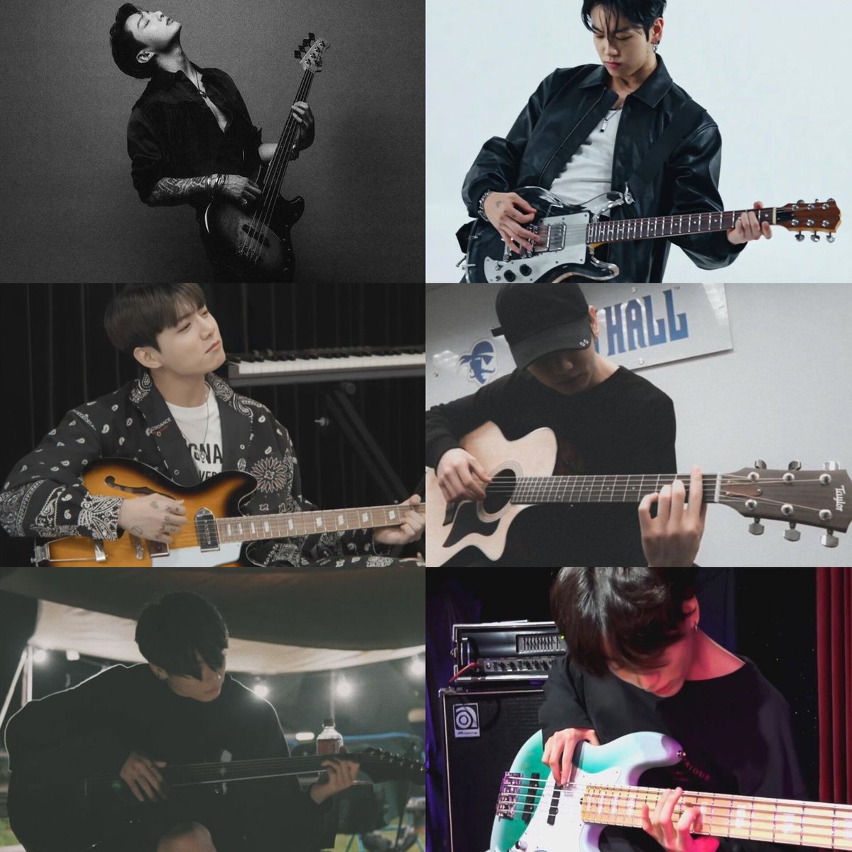 kookyun's tweet photo. The guitar that Jungkook gave to Yoongi is a Yamaha SLG200S Silent Steel-String Guitar. I hope we get to see guitarist Jungkook play it to us https://t.co/hOf78UM7gZ