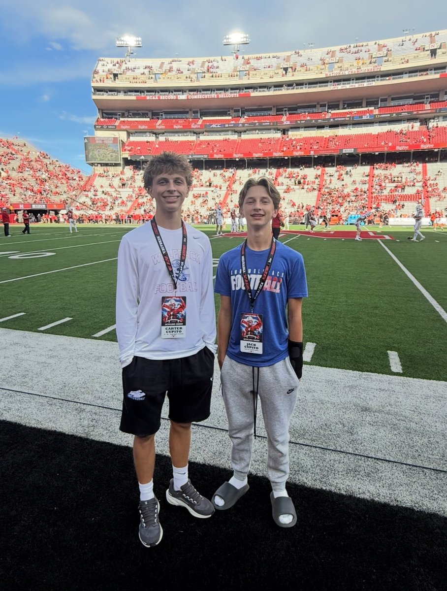cartercupito3's tweet photo. Great Gameday visit with @HuskerFootball Thank you!! @CoachMattPearce @_CoachGThomas https://t.co/OAm0QfN9aG