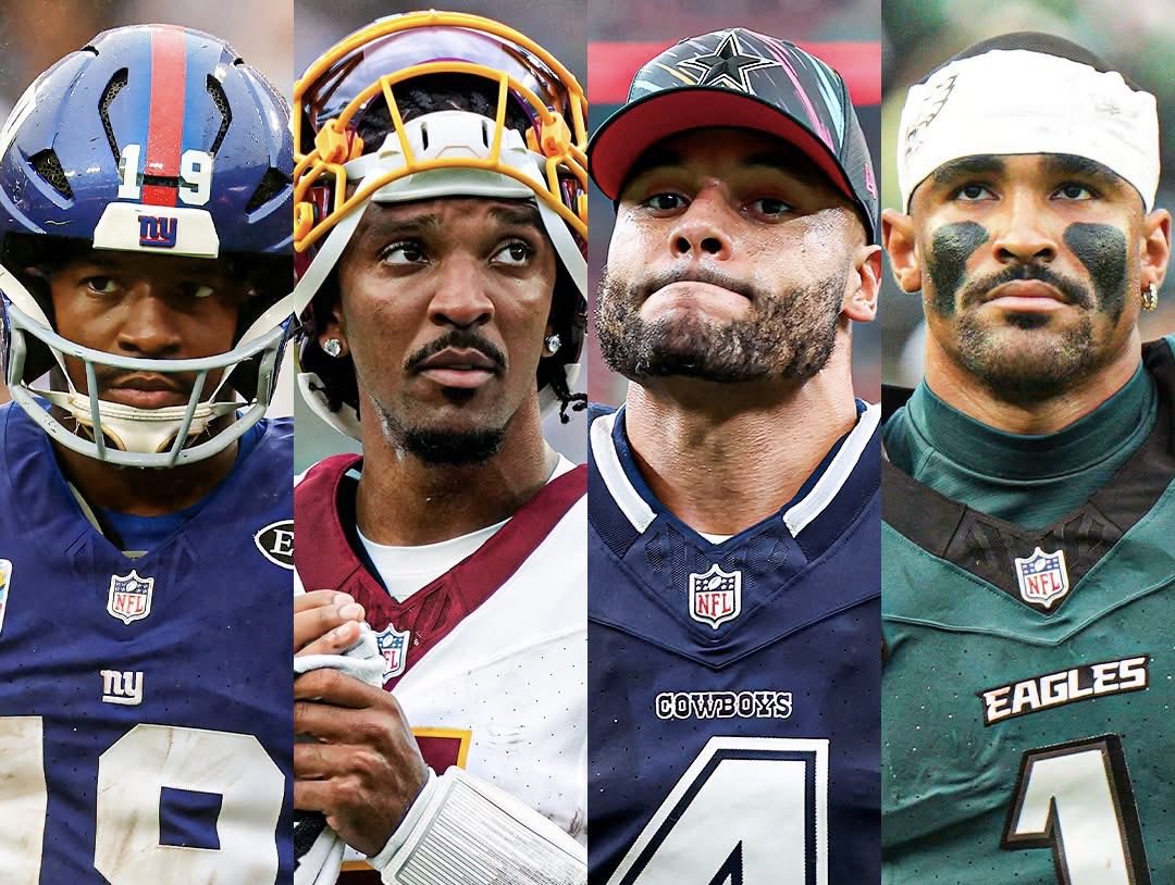 SaycheeseDGTL's tweet photo. First division in NFL history with 0 wins in back to back weeks. NFC LEAST 

0-6-2 https://t.co/H1A6GkvpR2