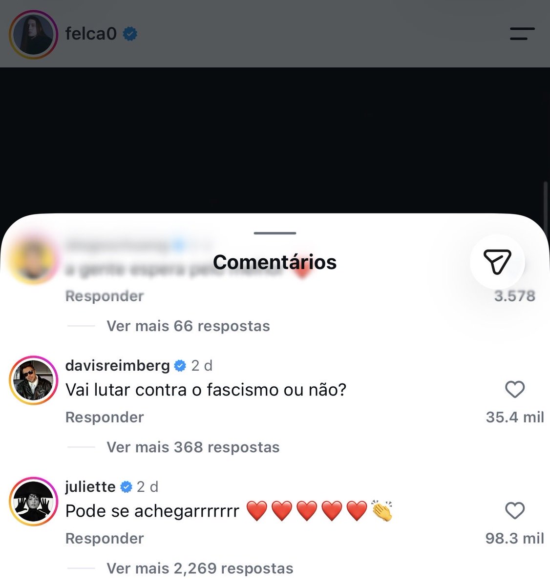 Haaaysb's tweet photo. A Juliette pensando que era algo sobre o Flávio KKKKKKKKKK https://t.co/AKkqMkHKsz