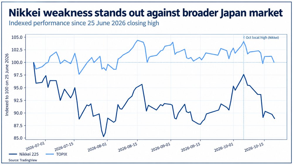 Scutty's tweet photo. Nikkei 225 Outlook: AI Wobbles Bring Key Support Zone Into View
https://t.co/iKGQLGw60y https://t.co/L7Q7eqFUUq