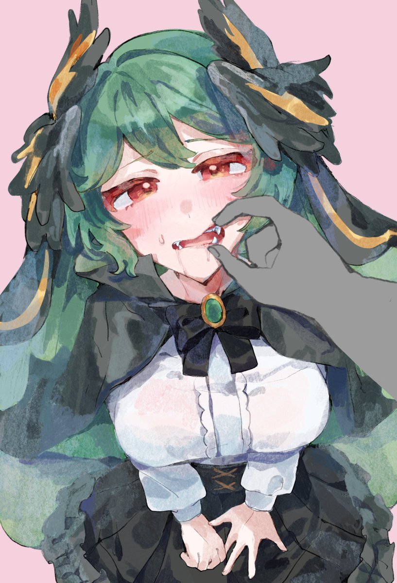 syayakaze's tweet photo. ｷﾞｰｺﾞハロウィンコラボ、牙が生えていたら可愛いなーと言う…‼️ https://t.co/cNxrqZLWnM