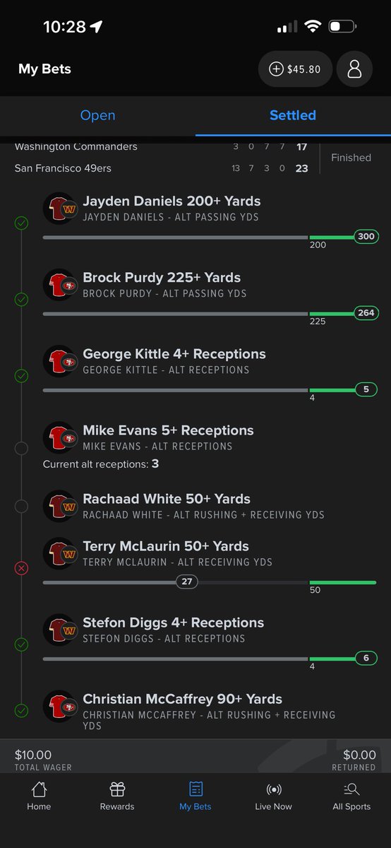 adub_321's tweet photo. @FanDuel Please explain your rules. Literally was ruled out in the 1st half. You offer free bet protect if the player is hurt in the 1st half. https://t.co/AyR0CfefFT