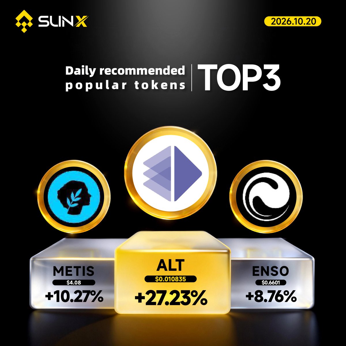 Sunx_en's tweet photo. #SunX

Popular tokens rising every day https://t.co/D4CULTvHWM
