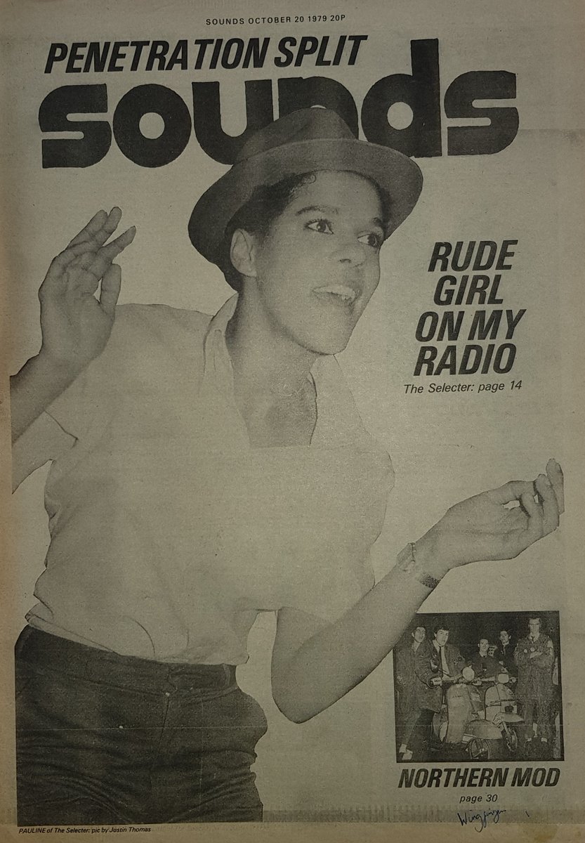 SoundsClips's tweet photo. Sounds Front Cover 20th, October 1979 featuring Pauline Black of The Selecter. Pic by Justin Thomas.
@TheSelecter
@paulineblackOBE https://t.co/AfbXydzFIh