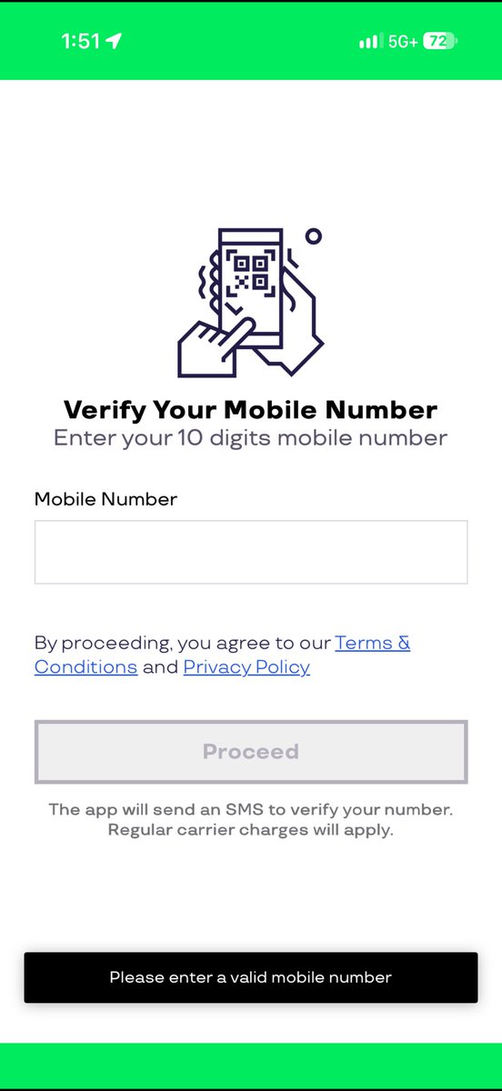 jetrey_trivedi's tweet photo. What is this @Pluxee_india ?

I am entering my mobile number to login and the app says enter valid mobile number? So now you think I don’t know my own mobile number?????

Please fix it. https://t.co/mF3izz2yeS