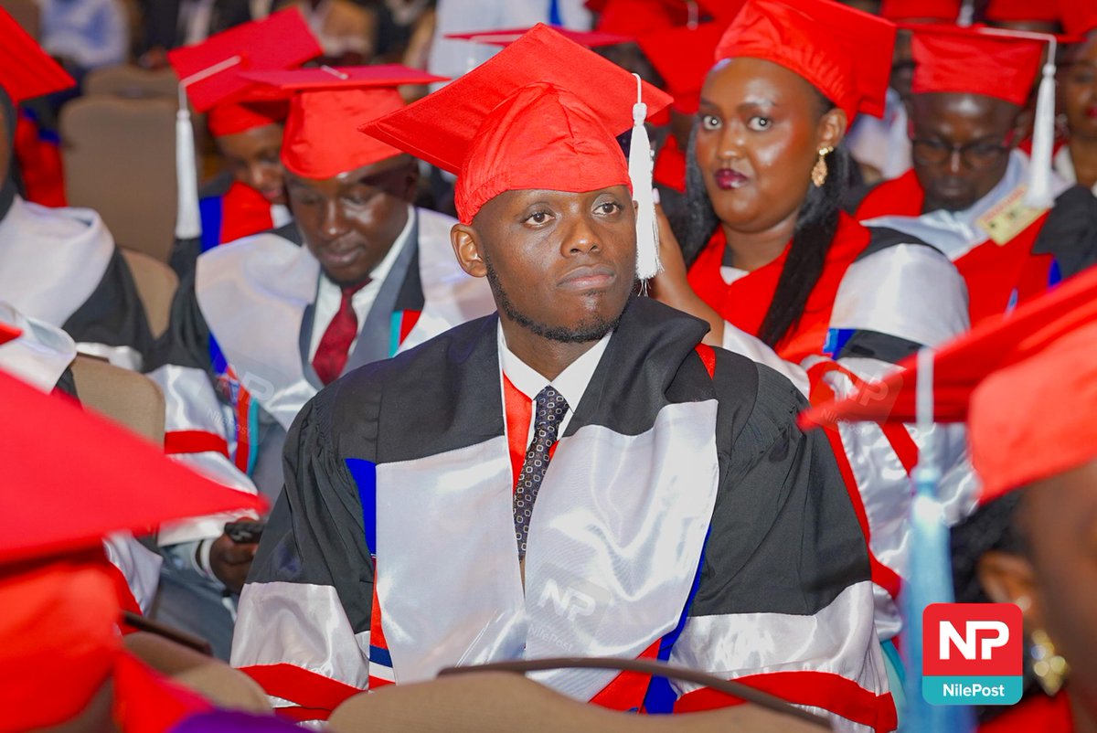 NBSBreakingNews's tweet photo. Some of the students graduating today including @nextmediaug's employees.

@MawejjeGeoffrey 

#NBSUpdates #VU10thGrad https://t.co/nZjV6QjSJ7
