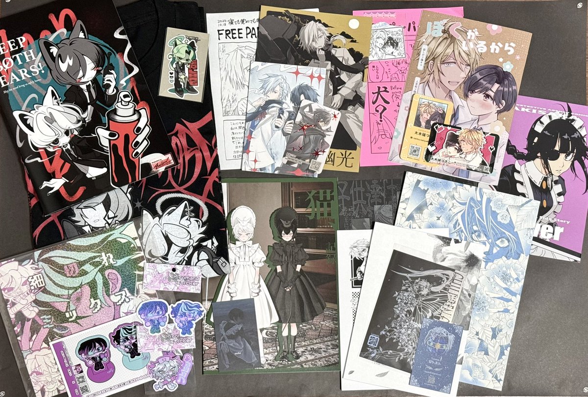 RlNiru's tweet photo. 関コミ77の戦利品第2弾...!!! ﾎﾝﾄｰにどれも素敵すぎる😭😭😭 幸せすぎる( >﹏< *)

作家様のﾒﾝｼｮﾝとお礼はﾂﾘｰにて➰💖

 #関西コミティア77 https://t.co/G6iL3khzqI