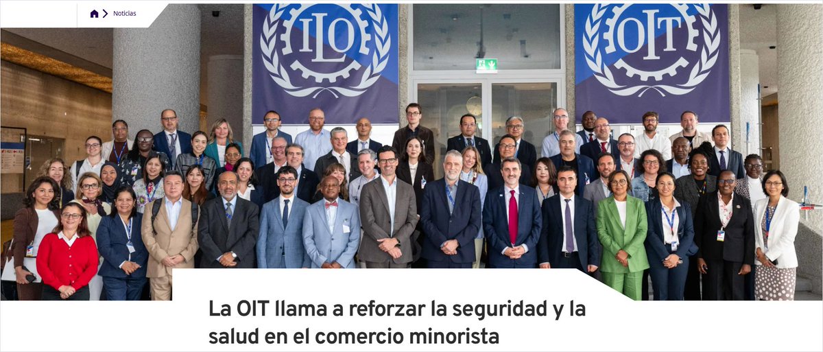 INSST_MITES_GOB's tweet photo. 🆕🛒 La OIT ( pide reforzar la seguridad y salud en el comercio minorista.
Desde el #INSST compartimos sus claves: más prevención, atención a los riesgos psicosociales y a la violencia de terceros, y un uso seguro de la IA.
👉 https://t.co/7ZYSJCIgju
#PRL #ComercioMinorista https://t.co/xpPAJ9WLCS