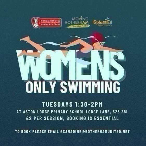 Stag_RosePPG's tweet photo. #tuesday Womenβs Only Swimming Sessions at
Aston Lodge, S26 2FUπββοΈππββοΈππββοΈ
Booking details below π¦
@RUFC_CT - Booking requiredβΌοΈβΌοΈ
#WomensSwimming #SwimForWellbeing #MakeASplash #movingrotherham #MoreThanFootball https://t.co/tLkb6DzZ60