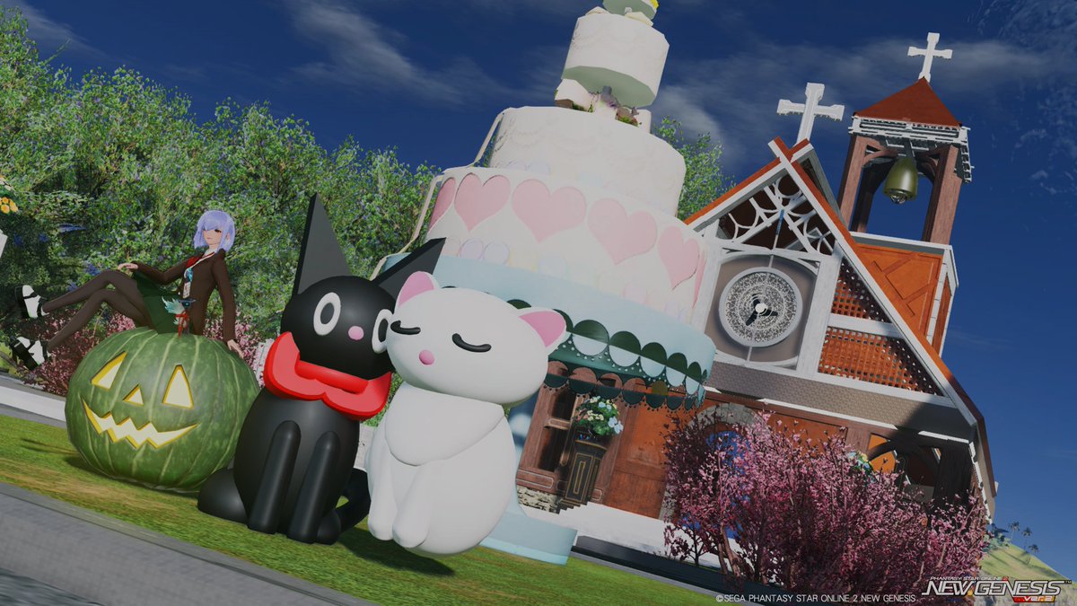 komugitentama's tweet photo. 💮8鯖　クリエイティブスペースにゃ

336256　137749　TAG:　ネコ、リゾート、にゃ
トモダチ三人で制作した街です🏘️
自キャラが🐈のおおきさだったら？　という視点なのでなにもかもがデカイ！
😺と聞いて　てんたまが思いつくのは魔女の宅急便のジジ！　なので、グーチョキパン店とオキノさんの家です https://t.co/yUGQ6vv4jX