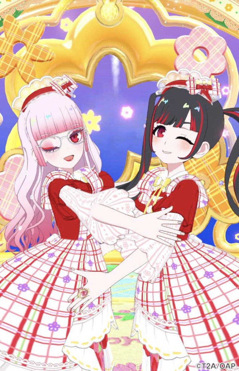M6Ng8's tweet photo. @Tanzanite_oOO さん家のにゃちちゃんとエプロンブーケレッド併せをしてきました💐
ゆるまきツインテにゃちちゃん絶対絶対お呼びしたかったので叶って嬉しいです♥️
赤が似合う2人とーっても可愛かったです✨
素敵なフレカありがとうございました❣️ https://t.co/iVueJepeUP