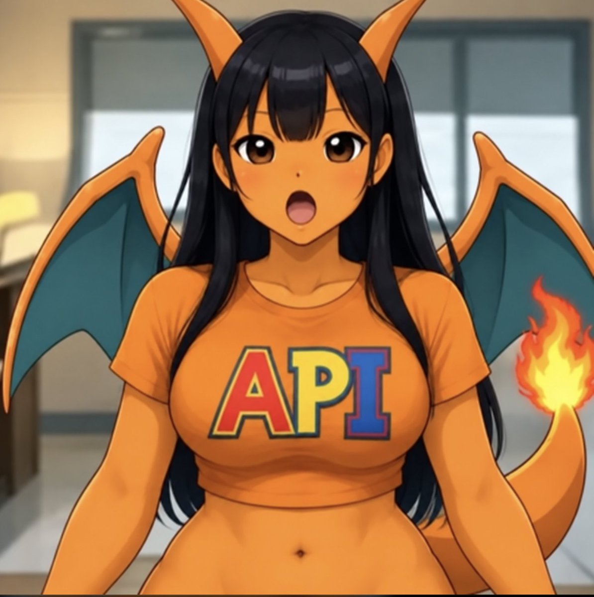 MarcPadro24187's tweet photo. @sundarpichai this has to be it,API but charizard https://t.co/XYUNgtQflx