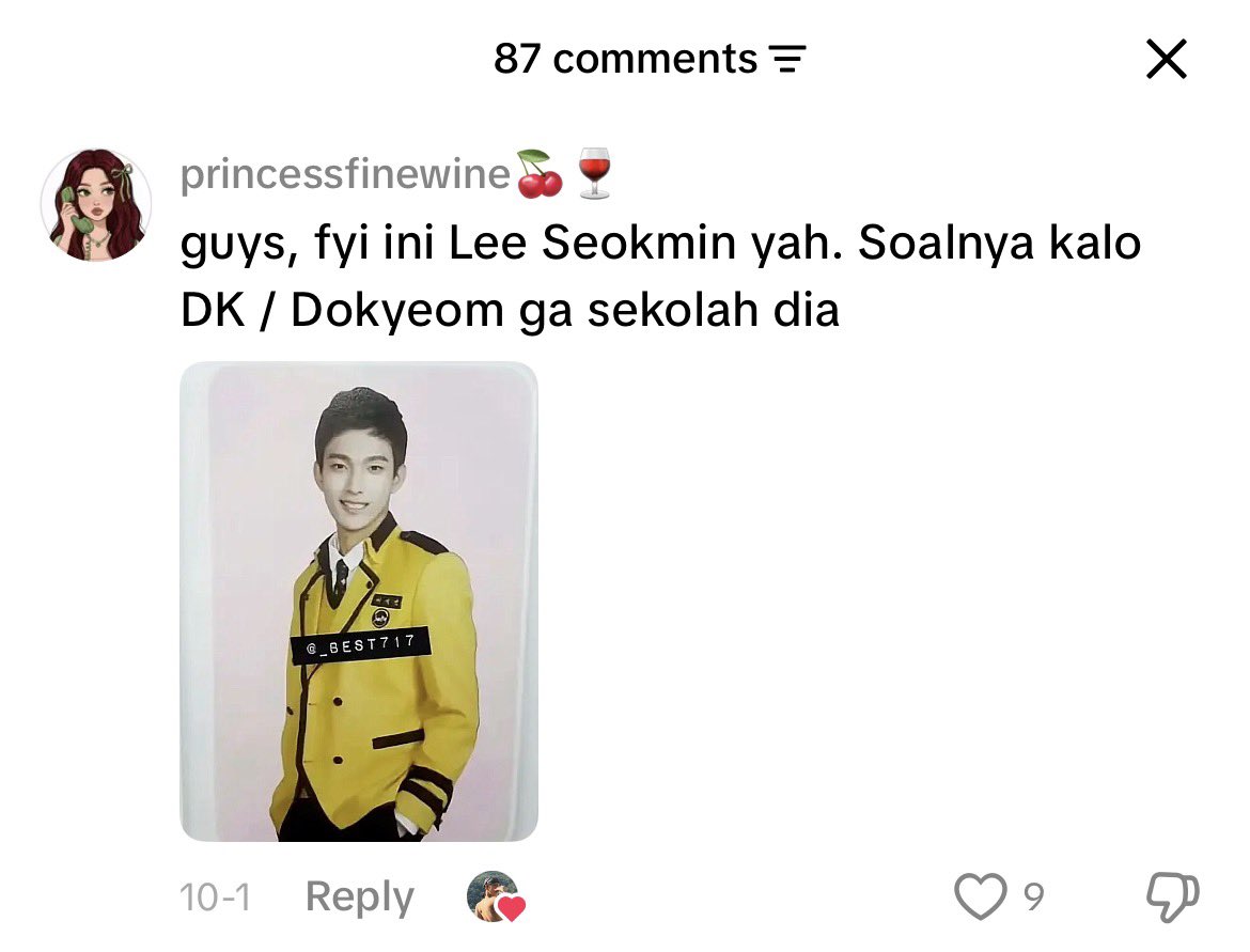 dkdoenjang's tweet photo. may i add? ranted this over some moots before, but today i saw the same kind of comment saying he didnt go to school in another tiktok video. rats on tiktok never respect him, and to have the poster even liked the comment is so ?????????? https://t.co/Ee1om3XAfn