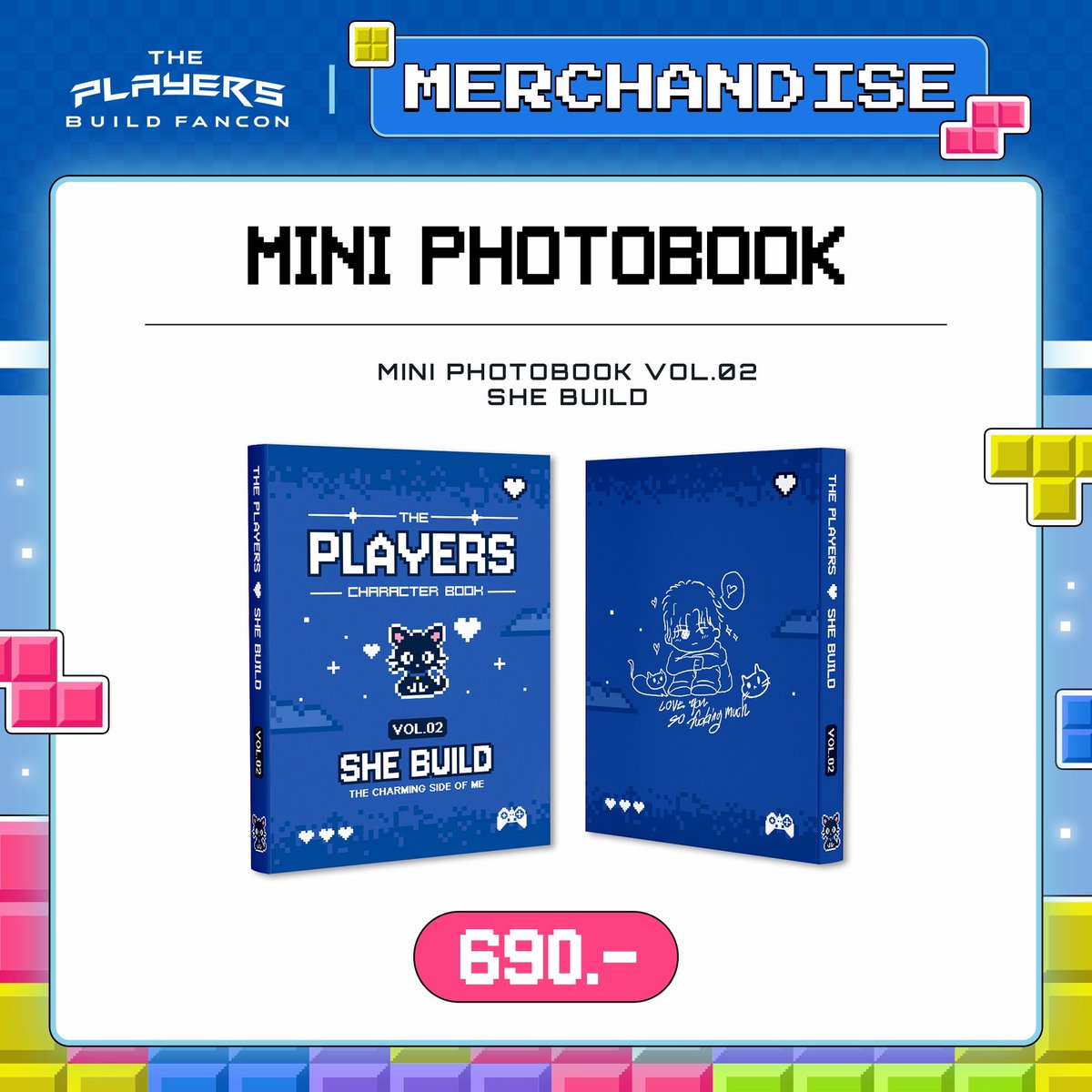 buildyourlove4u's tweet photo. 🎮💙 THE PLAYERS – BUILD FANCON 2026 💙🎮

✨ OFFICIAL MERCHANDISE IS HERE! ✨
มาแล้วค่าาา~ 💕 MD สุดน่ารักจาก THE PLAYERS ที่บิวตั้งใจออกแบบและเตรียมมาให้ทุกคนได้เก็บสะสมกัน 🥹💙

งานนี้มีทั้งสายสะสม สายน่ารัก และสายแฟชั่น บอกเลยว่าเลือกยากมากกก! 🎮✨

🛍️ MERCHANDISE COLLECTION

📚 Mini Photobook (3 Versions) — 690.-

●VOL.01 LITTLE BUILD 🩷
●VOL.02 SHE BUILD 💙
●VOL.03 MR. JAKAPAN 🖤

เล่มละ 20 แผ่น 40 รูป จุใจกันไปเลย! ใครทีมไหน หรืออยากเก็บให้ครบทั้ง 3 เวอร์ชันก็จัดเลยน้า 😍

🎮 Keyring Set — 390.-
🧢 Final Boss Cap — 490.-
💙 Biulove Carry-Me Doll — 290.-
🐱 Biulove Carry-Me Doll (Head) — 190.-

แต่ละชิ้นน่ารักไม่ไหว แถมมีดีเทลที่บิวตั้งใจใส่ลงไปด้วยน้า 💕

💬 ไหนใครเล็งชิ้นไหนไว้บ้างงง? หรือจะเหมาหมดทั้งคอลเลกชันดีน้า 🤭💙

💙 และครั้งนี้มีน้อง BIULOVE กลับมาหาทุกคนด้วยน้าาา 🥹💕

เห็นหลายคนถามถึงและบ่นคิดถึงน้องกันเยอะมาก พี่เลิฟเลยพาน้องกลับมาให้ทุกคนได้จับจองกันอีกครั้ง แถมจัด ราคาพิเศษสุด ๆ ให้ทุกคนเลยน้าา 🎁✨

ใครที่เคยพลาดน้องไป รอบนี้ต้องรับน้องกลับบ้านแล้วน้า ส่วนใครที่มีอยู่แล้ว รับน้องไปเพิ่มอีกสักตัวก็ได้นะ 🤭💙

📢 รายละเอียดการสั่งซื้อและวันเปิดพรีออเดอร์ รอติดตามกันพร่วนี้นะ!

#THEPLAYERSFANCON2026 #BUILDJAKAPAN #BuildJakapan #MDtheplayersfancon