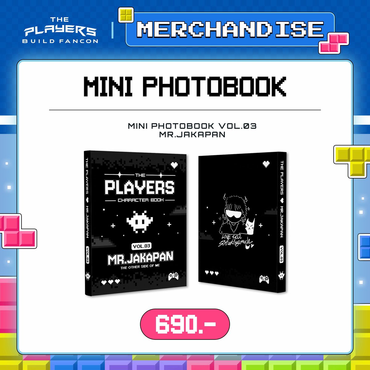 buildyourlove4u's tweet photo. 🎮💙 THE PLAYERS – BUILD FANCON 2026 💙🎮

✨ OFFICIAL MERCHANDISE IS HERE! ✨
มาแล้วค่าาา~ 💕 MD สุดน่ารักจาก THE PLAYERS ที่บิวตั้งใจออกแบบและเตรียมมาให้ทุกคนได้เก็บสะสมกัน 🥹💙

งานนี้มีทั้งสายสะสม สายน่ารัก และสายแฟชั่น บอกเลยว่าเลือกยากมากกก! 🎮✨

🛍️ MERCHANDISE COLLECTION

📚 Mini Photobook (3 Versions) — 690.-

●VOL.01 LITTLE BUILD 🩷
●VOL.02 SHE BUILD 💙
●VOL.03 MR. JAKAPAN 🖤

เล่มละ 20 แผ่น 40 รูป จุใจกันไปเลย! ใครทีมไหน หรืออยากเก็บให้ครบทั้ง 3 เวอร์ชันก็จัดเลยน้า 😍

🎮 Keyring Set — 390.-
🧢 Final Boss Cap — 490.-
💙 Biulove Carry-Me Doll — 290.-
🐱 Biulove Carry-Me Doll (Head) — 190.-

แต่ละชิ้นน่ารักไม่ไหว แถมมีดีเทลที่บิวตั้งใจใส่ลงไปด้วยน้า 💕

💬 ไหนใครเล็งชิ้นไหนไว้บ้างงง? หรือจะเหมาหมดทั้งคอลเลกชันดีน้า 🤭💙

💙 และครั้งนี้มีน้อง BIULOVE กลับมาหาทุกคนด้วยน้าาา 🥹💕

เห็นหลายคนถามถึงและบ่นคิดถึงน้องกันเยอะมาก พี่เลิฟเลยพาน้องกลับมาให้ทุกคนได้จับจองกันอีกครั้ง แถมจัด ราคาพิเศษสุด ๆ ให้ทุกคนเลยน้าา 🎁✨

ใครที่เคยพลาดน้องไป รอบนี้ต้องรับน้องกลับบ้านแล้วน้า ส่วนใครที่มีอยู่แล้ว รับน้องไปเพิ่มอีกสักตัวก็ได้นะ 🤭💙

📢 รายละเอียดการสั่งซื้อและวันเปิดพรีออเดอร์ รอติดตามกันพร่วนี้นะ!

#THEPLAYERSFANCON2026 #BUILDJAKAPAN #BuildJakapan #MDtheplayersfancon