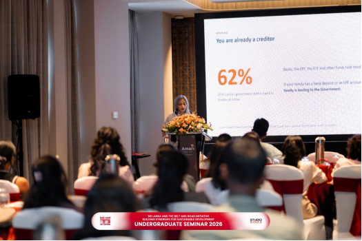 ChinaEmbSL's tweet photo. Day 1 of the BRISL Undergraduate Seminar 2026 is Successfully Concluded!
Undergrads from the University of Colombo, University of Sri Jayewardenepura, and University of Kelaniya joined the Seminar for deep-dive sessions on "Sri Lanka and the Belt and Road Initiative-Building Synergies for Sustainable Development."
Students also visited Huawei Technologies Lanka and Port City Colombo, gaining first-hand insights into digital innovation, infrastructure, and investment shaping Sri Lanka's future.
Youth are the future of China-Sri Lanka friendship and cooperation. Looking forward to another productive session on Day 2! @BRI_SL