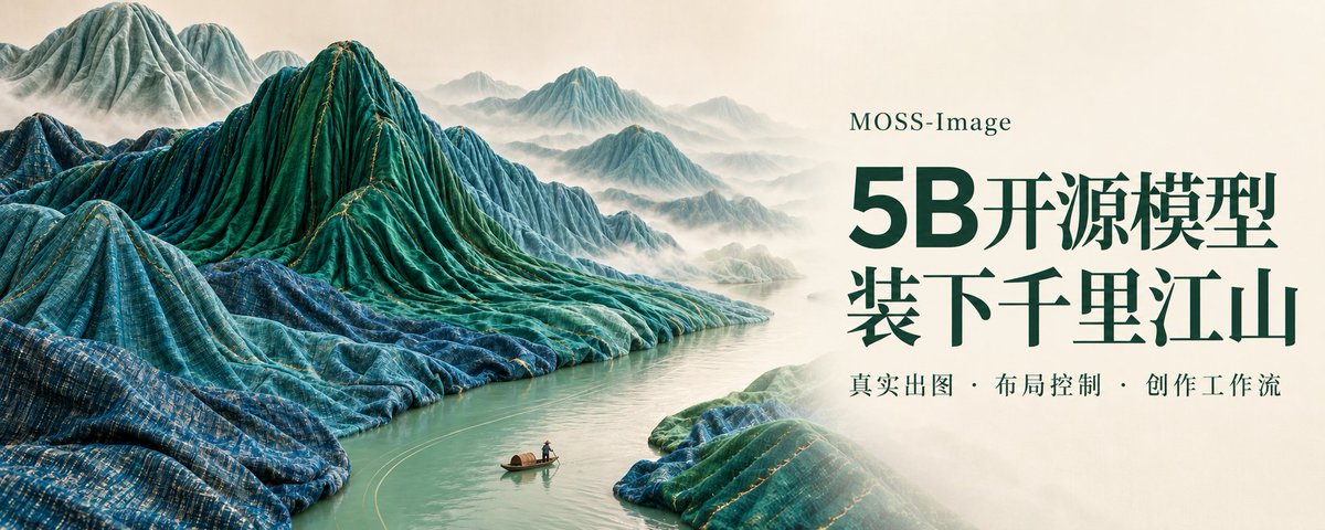 宋城挤满船只店铺行人，山水做成丝绸青瓷：MOSS-Image 开源模型实测